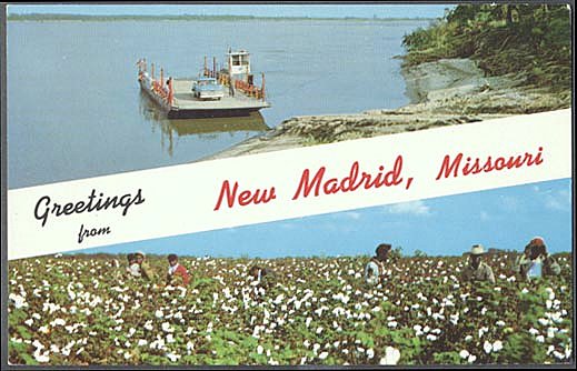 Postcard New Madrid Mo