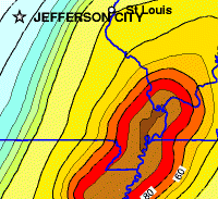 quake hazard in MO