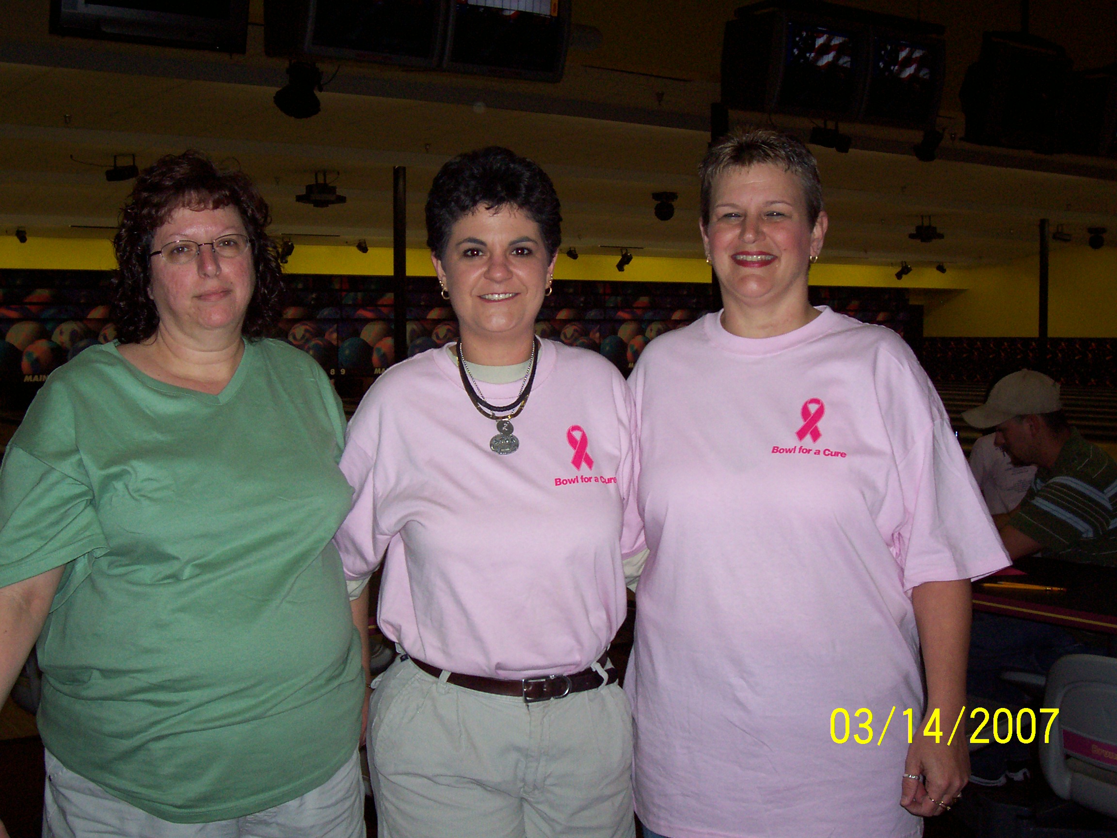 Esther, Fara, Lori...Collected largest donation from Sikeston Schools