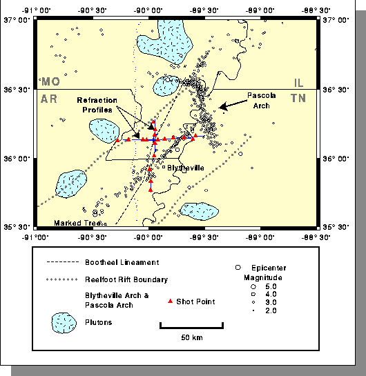 U Ky - plutons & New Madrid Fault