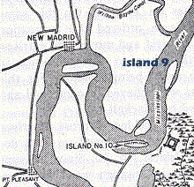 Islands 9 and 10, New Madrid