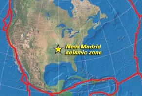 New Madrid Fault is in mid-plate: USGS