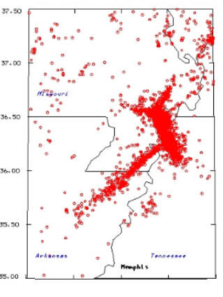 New Madrid NMSZ seismic activity