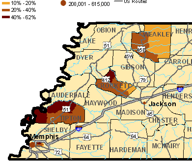 Earthquake possibility: New Madrid Zone 7.7 magnitude FEMA Report