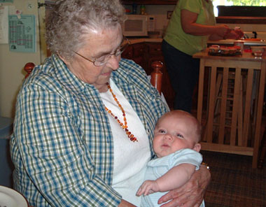 Great-grandma Boland & Asher